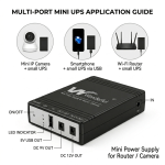WGP Mini UPS for Router & ONU | 8-Hour Uninterrupted Backup Power Supply (10400mAh) - Image 3
