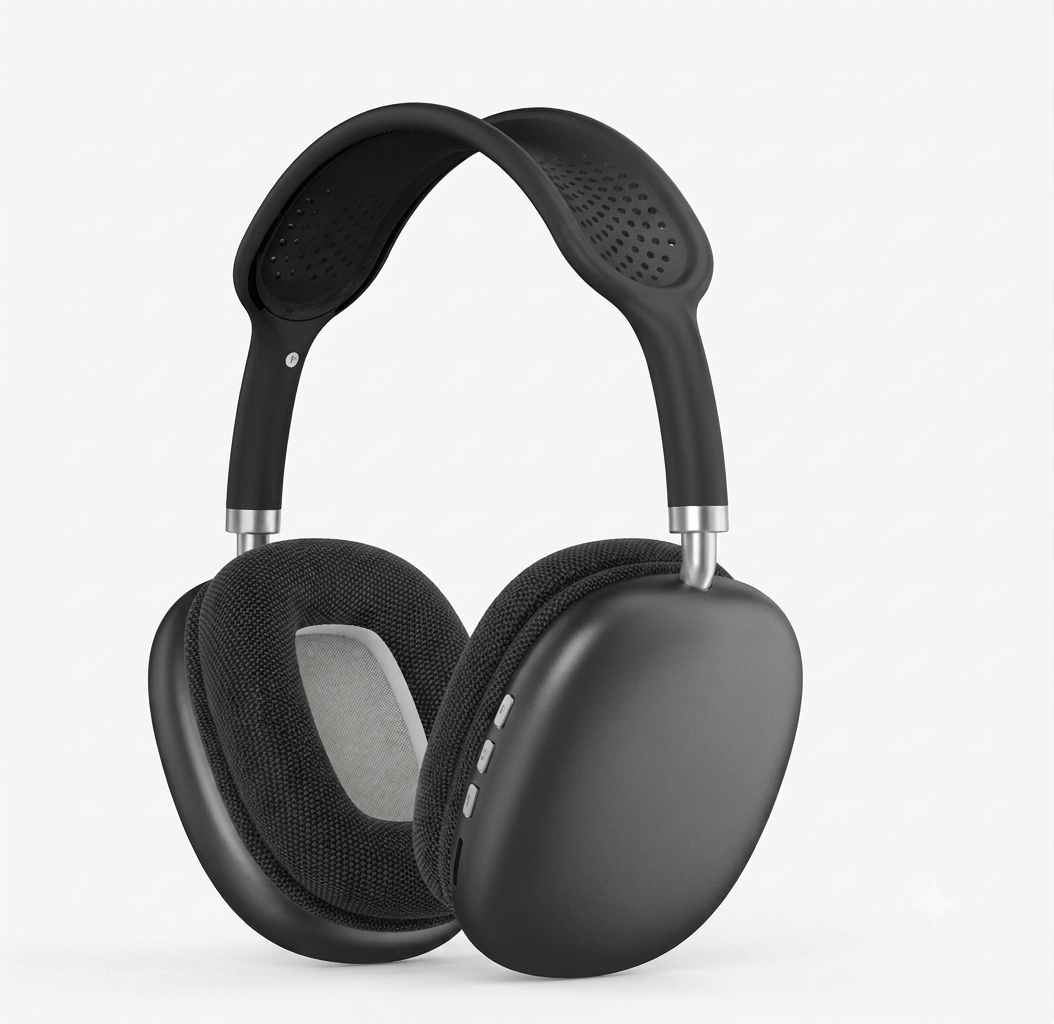 Gemini_Generated_Image_1cxjtz1cxjtz1cxj P9 Premium Wireless Bluetooth Headphones – Noise Cancelling Over-Ear Headset - Image 1