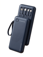 Ven-Dens VD-PB058 10000mAh Power Bank with Built-in Charging Cables